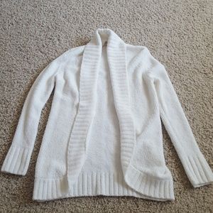 White cardigan
